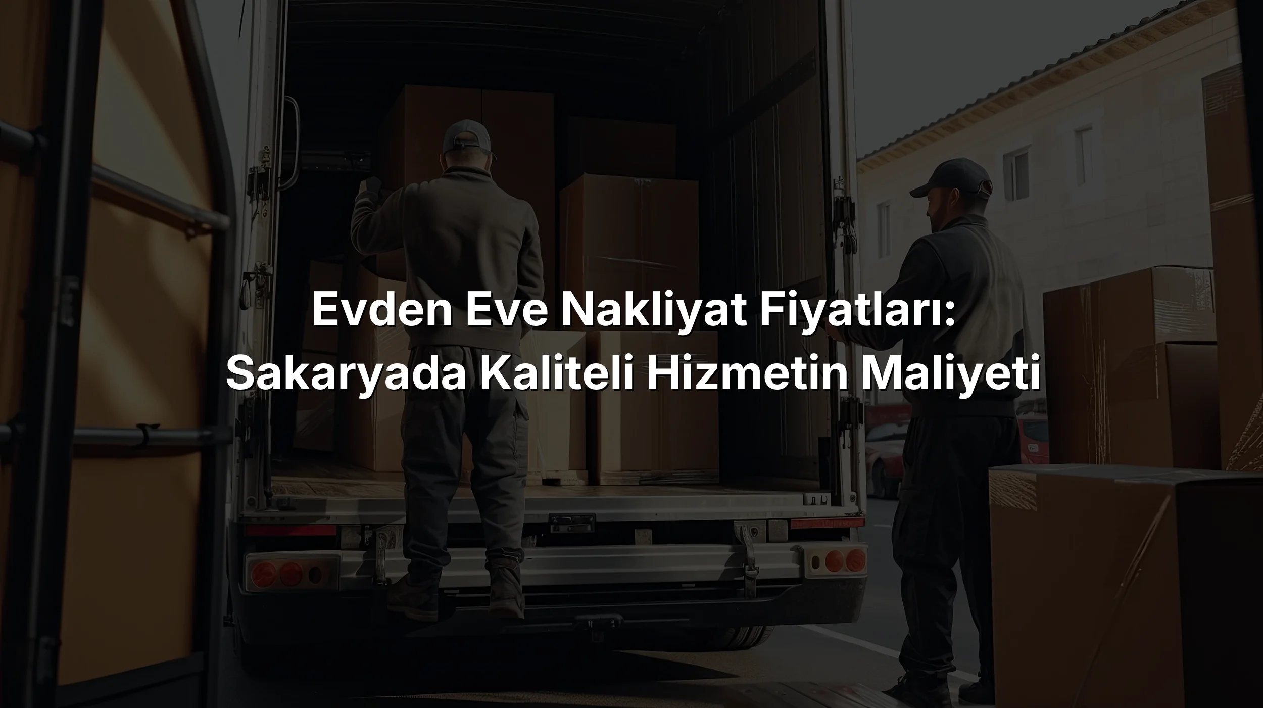 Evden Eve Nakliyat Fiyatları: Sakaryada Kaliteli Hizmetin Maliyeti